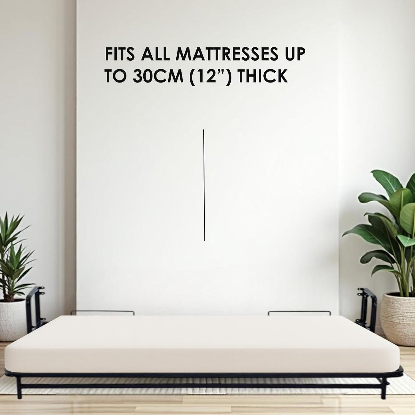 Horizontal Wall Beds (Classic Murphy Bed, Pull-Out Bed, Foldaway Bed, Hidden Bed) (Queen Wall Bed Kit (60" X 80"))