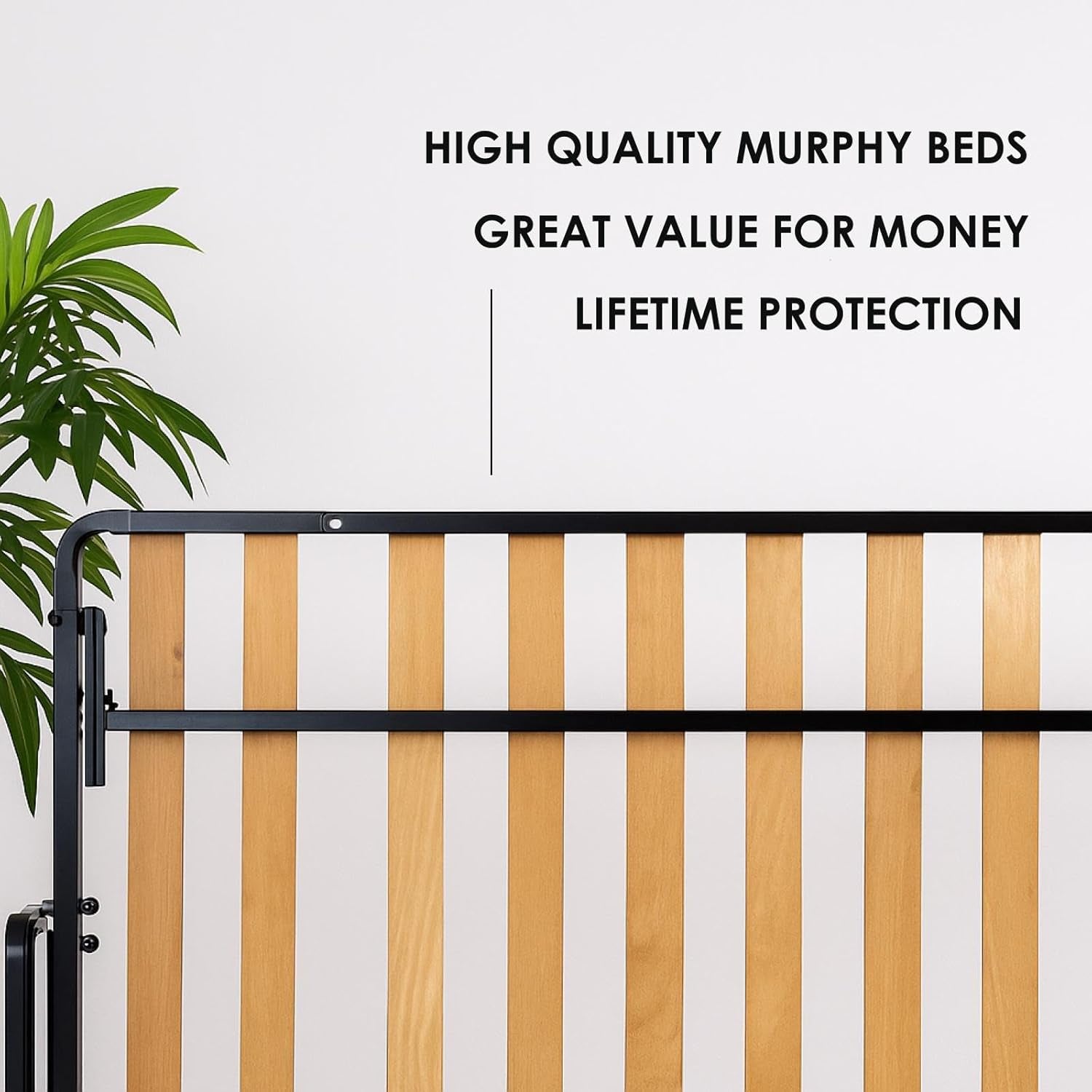 Horizontal Wall Beds (Classic Murphy Bed, Pull-Out Bed, Foldaway Bed, Hidden Bed) (Queen Wall Bed Kit (60" X 80"))