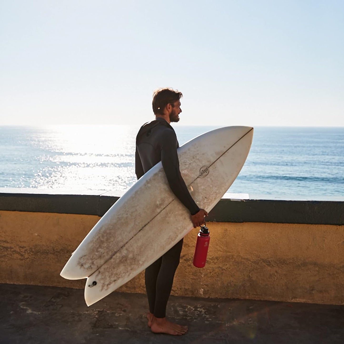 Originals Vacuum-Insulated Stainless-Steel Water Bottle, 40 Ounce, Black