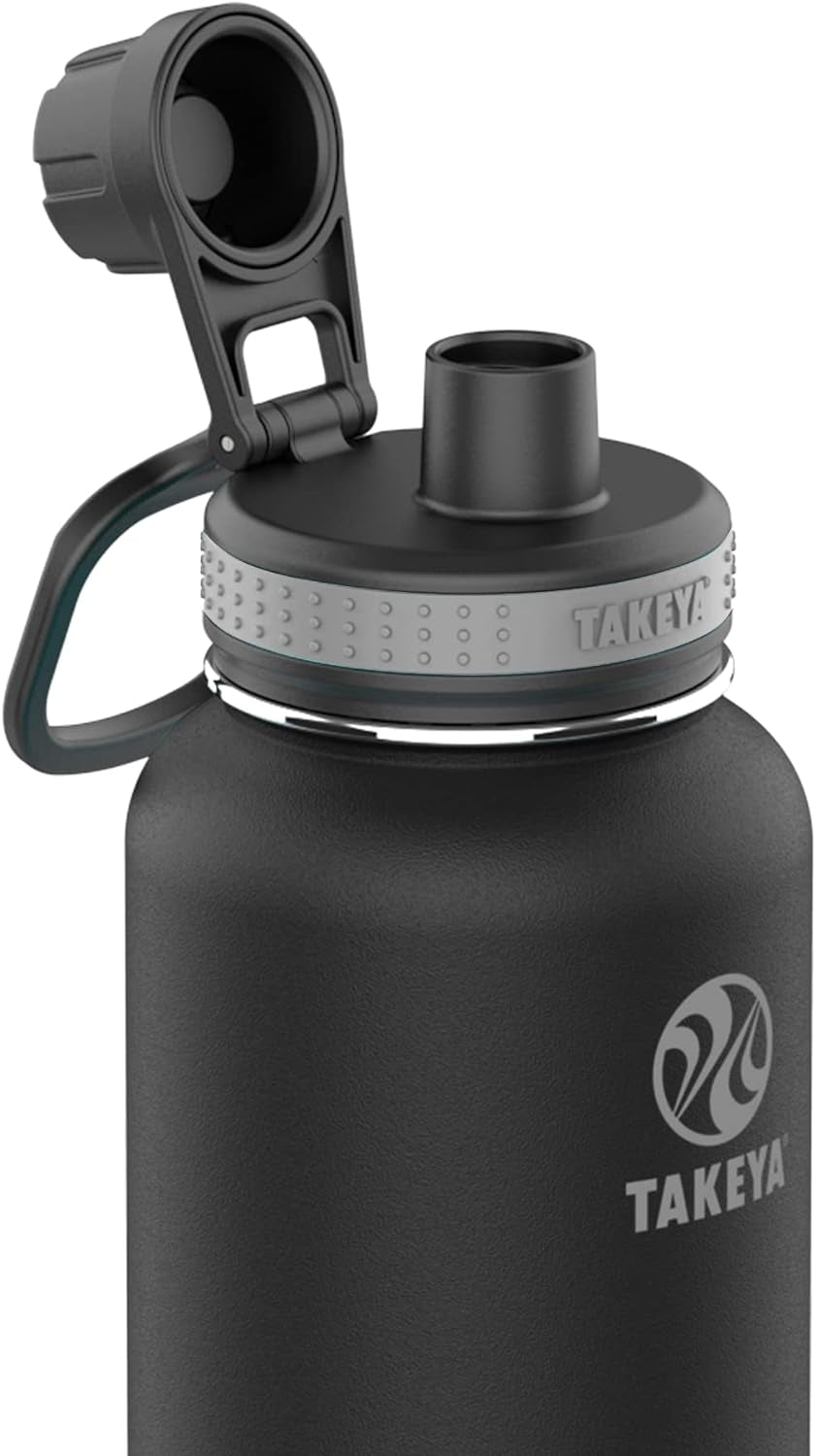Originals Vacuum-Insulated Stainless-Steel Water Bottle, 40 Ounce, Black
